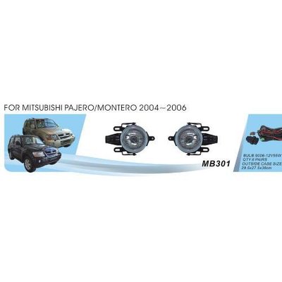 Фары доп.модель Mitsubishi Pajero 2005-2007/MB-301/HB4(9006)-12V51W/эл.проводка (MB-301) MB-301 фото