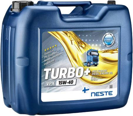 Олива моторна синтетична NESTE Turbo+ VPX 15W40_20л (API CK-4, CJ-4; ACEA E9; MB 228.31; VDS4.5) СТ-00039184 фото товару