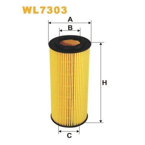 Фільтр оливи BMW Serie 1 (E81/E82/E87/E88), Serie 3 (E46), Serie 3 (E90/E91/E92/E93), Wix Filters (WL7303) WL7303 фото товару