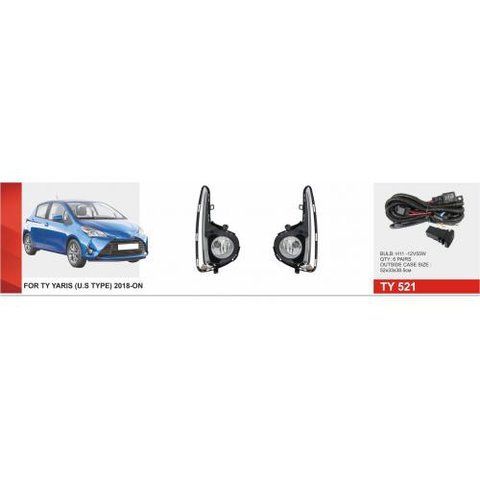 Фари дод. модель Toyota Yaris 2018-20/TY-521A/H11-12V55W/eл.проводка (TY-521A) TY-521A фото товару