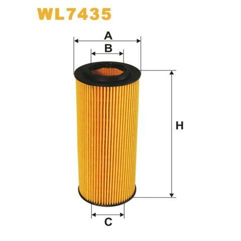 Фільтр оливи Audi A4 (B6,B7,B8), A5 (8T), A6 II (4F/C6), A6 III (4G2/4G5), A7 (4GA), A Wix Filters (WL7435) WL7435 фото товару