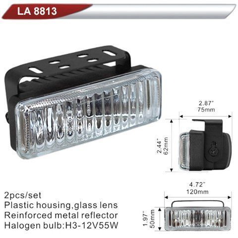 Фара дополнительная DLAA 8813-W/H3-12V-55W/120*50mm (LA 8813-W) LA 8813-W фото товара