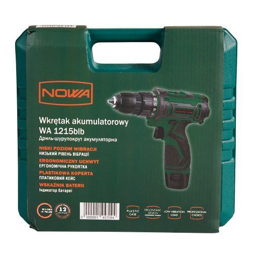 Шурупокрут акумуляторний NOWA WA1215blb 145709 фото товара