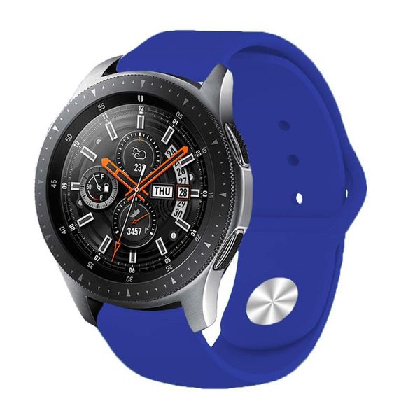 Силіконовий ремінець BeCover для Samsung Galaxy Watch 46mm/Watch 3 45mm/Gear S3 Classic/Gear S3 Frontier Dark-Blue (706314) 706314 фото