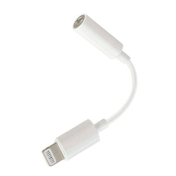 Перехідник Kin Lighting(M) => Jack 3.5mm(F), 5см, White KYn фото