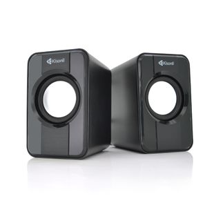 Колонки 2.0 Kisonli S-444 для ПК і ноутбука, USB + 3.5mm, 2x3W, 20Hz- 20KHz, Black, BOX, Q60 S-444 фото