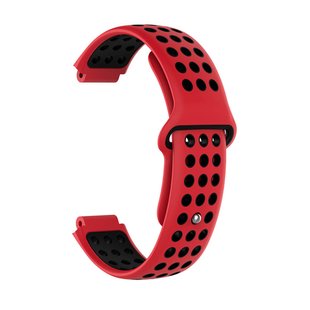 Ремінець для Garmin Universal 16 Nike-style Silicone Band Red/Black (U16-NSSB-RDBK) U16-NSSB-RDBK фото