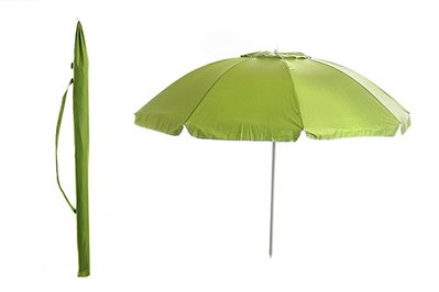 Зонт пляжный с наклоном и клапаном 2м (19/22) зеленый СИЛА 960801 фото