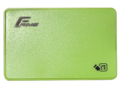 Зовнішня кишеня Frime SATA HDD/SSD 2.5", USB 2.0, Plastic, Green (FHE14.25U20) FHE14.25U20 фото