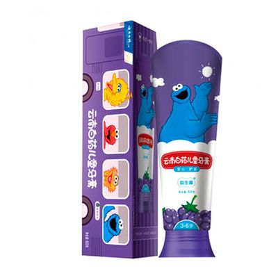 Набір зубних паст для дітей 3-6 років з виноградним смаком, 60гр 18100 фото