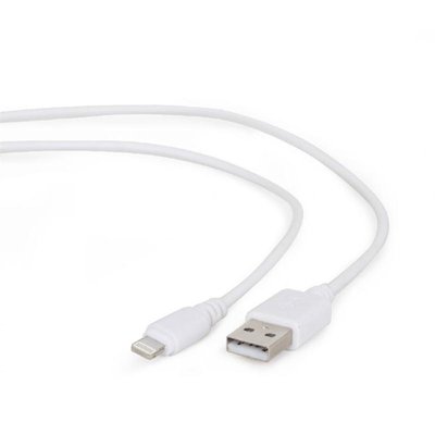 Кабель Cablexpert USB - Lightning (M/M), білий, 2 м (CC-USB2-AMLM-2M-W) CC-USB2-AMLM-2M-W фото