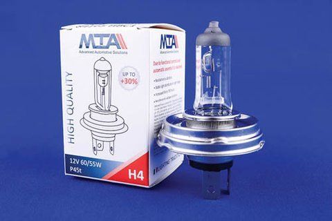 Лампа автомобильная H4 12V 60/55W P45T (ближняя/дальняя) MTA 84165 HBC1 фото товара