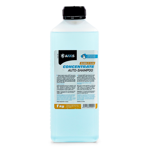 Шампунь автомобільний Axxis Bubble Gum 1 кг (ax-48) axxis -48 фото товару