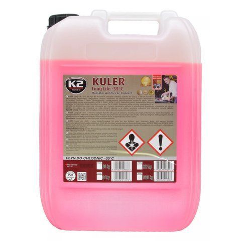 Рідина охолоджуюча K2 Kuler Long Life -35 &deg;C G12 червона 22кг (W406C) W406C фото товару
