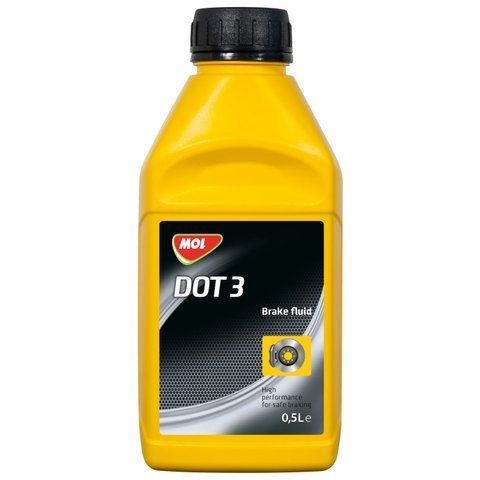 Рідина гальмівна Mol DOT-3 0,5 л (19010446) 19010446 фото товара