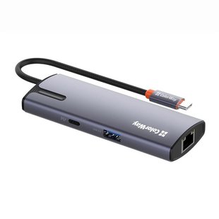 Док-станція СolorWay USB-C 6-в-1 Type C PD 100W/USB3.0х3/USB2.0/RJ45 (CW-HUB03) CW-HUB03 фото