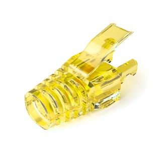 Ковпачок ізолюючий PiPo RJ-45 Cat.5/Cat.6 (100 шт/уп.), Transparent-yellow CPRJ45P-TR-Y-CAT5/6 фото