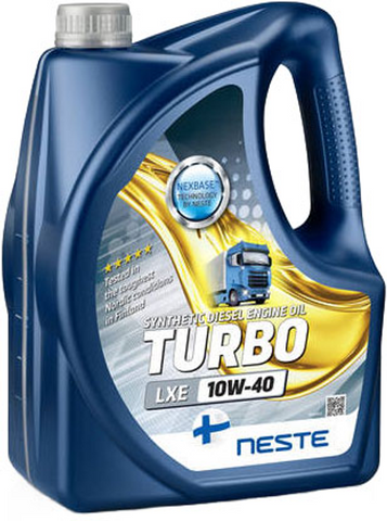 Масло моторное синтетическое NESTE Turbo LXE 10W40_ 4л (API CI-4/SL, ACEA E7, MB 228.3, MAN M 3275) СТ-00017791 фото товара