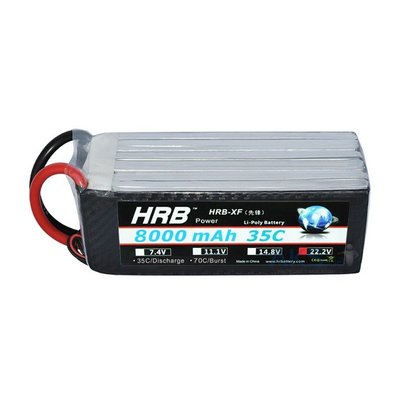 Акумулятор для дрона HRB_ Lipo 6s 22.2V 8000mAh 35C Battery XT60 Plug (HR-8000MAH-6S-35C-XT60) HR-8000MAH-6S-35C-XT60 фото