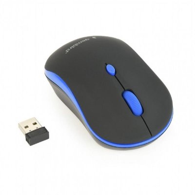 Миша бездротова Gembird MUSW-4B-03-B Black/Blue USB MUSW-4B-03-B фото