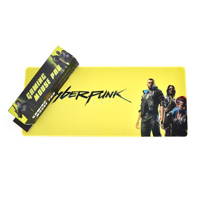 Килимок 300*700 тканинний Cyberpunk Label з боковою прошивкою, товщина 3 мм, колір Yellow, Пакет YT-KCkLl/300*700 фото