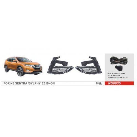 Фари дод. модель Nissan Sentra 2019-/NS-0935/H8-12V35W/eл.проводка (NS-0935) NS-0935 фото товару