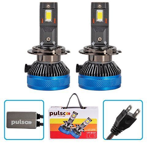 Лампи PULSO LC3-H7-LED-chips 3570 CSP/9-30V/2*65W/13000Lm/6000k LC3-H7 фото товару