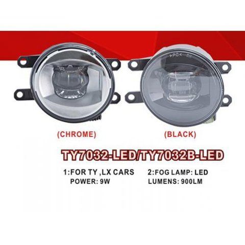 Фари дод. модель Toyota Cars/TY-7032L/LED-12V9W900Lm/ел. проводка (TY-7032LED) TY-7032LED фото товару