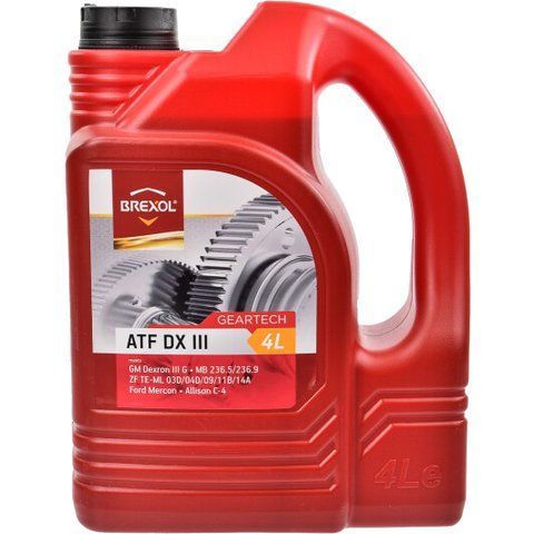 Масло трансмісії. BREXOL ATF DX III (Каністра 4л) 48391050985 фото товару
