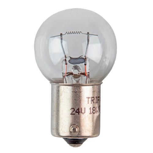 Лампа автомобільна Лампа для стоп-сигнала та проблискових маячків Trifa 24V 18W BA15s (01354) 01354 фото